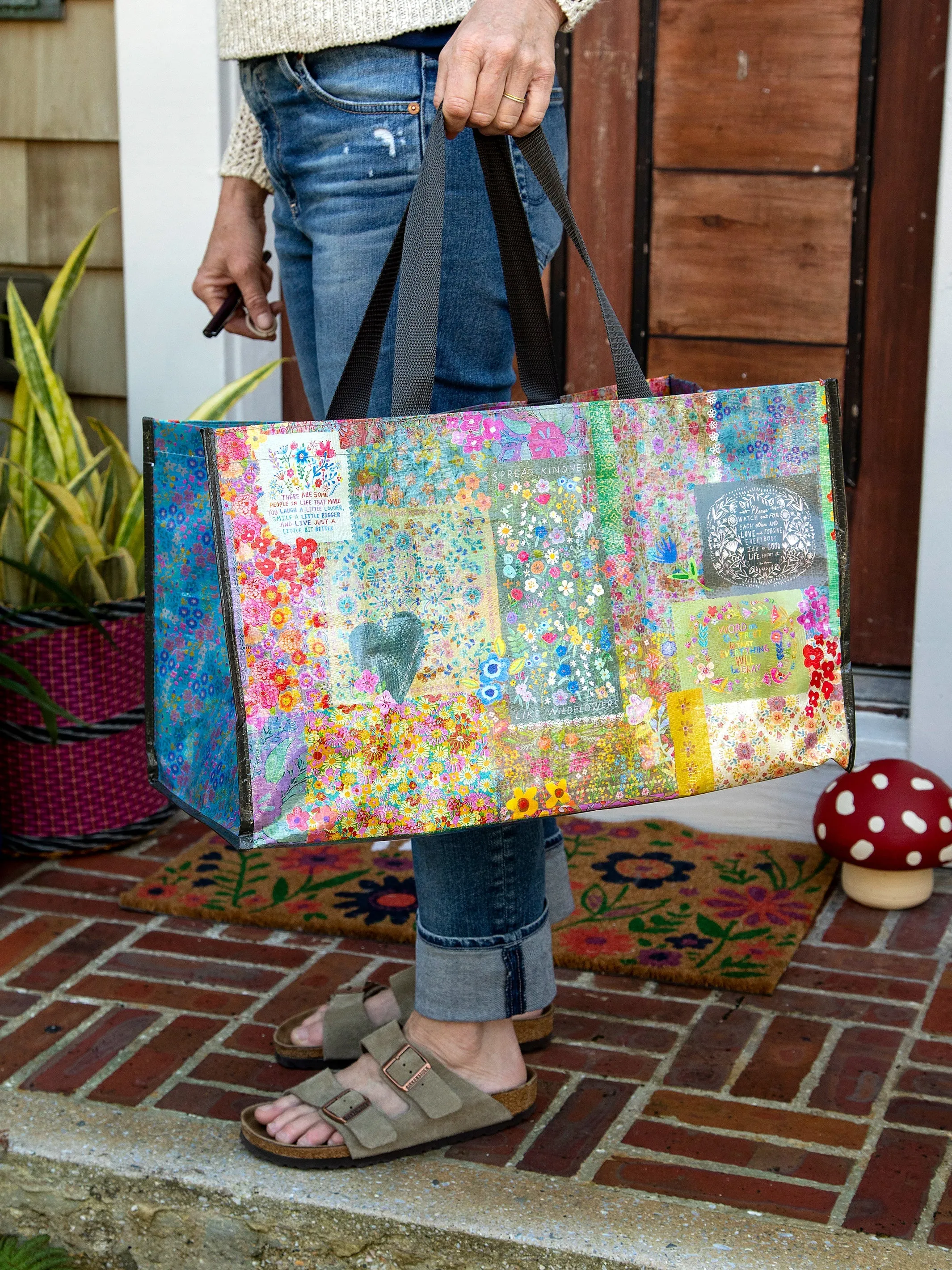 100789 Carry All Tote Bag - Patchwork