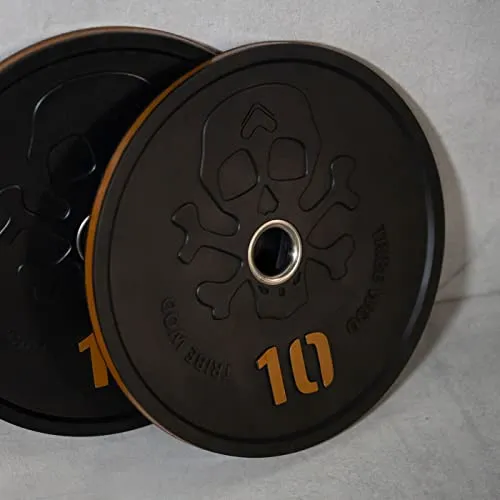 10lbs 2 Pack Bumper Plate by Tribe Wod Corsair Bar Bell Plates Men and Women