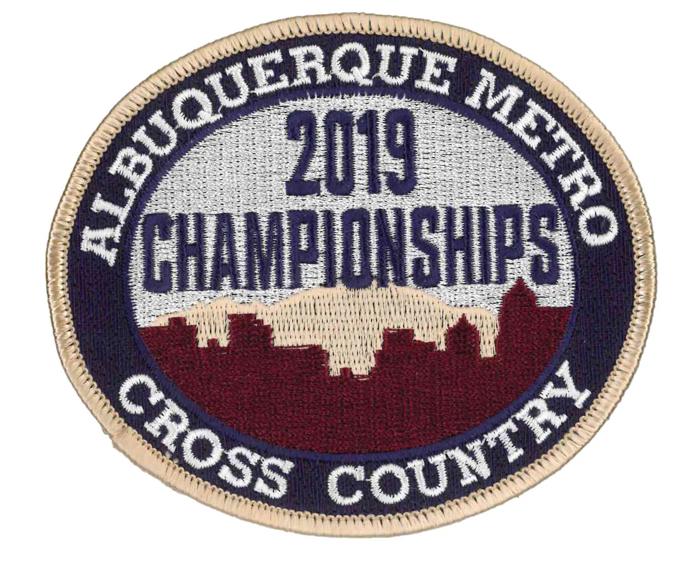 ABQ Metro Cross Country Championship Patches