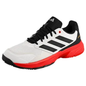 adidas Men's CourtJam Control 3 - White/Lucid Red