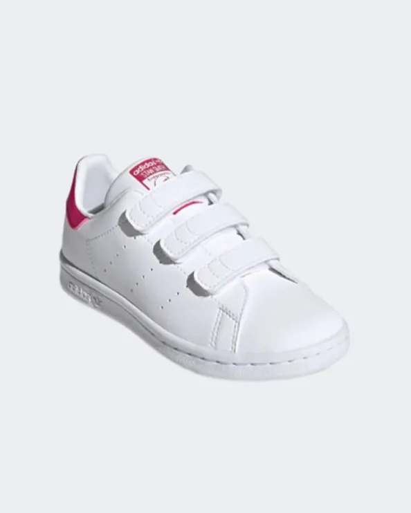 Adidas Stan Smith Ps-Girls Original Shoes White/Pink Fx7540