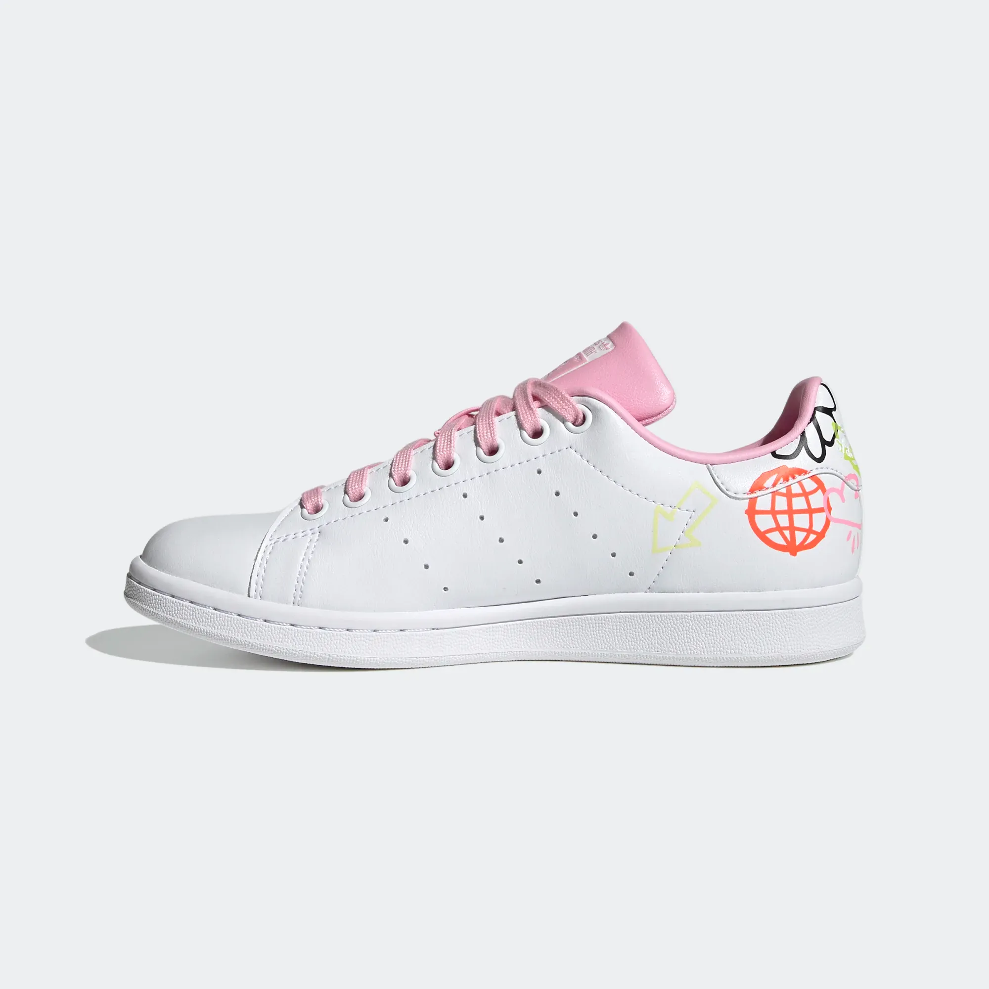 Adidas Women's Stan Smith Shoes - Cloud White / True Pink