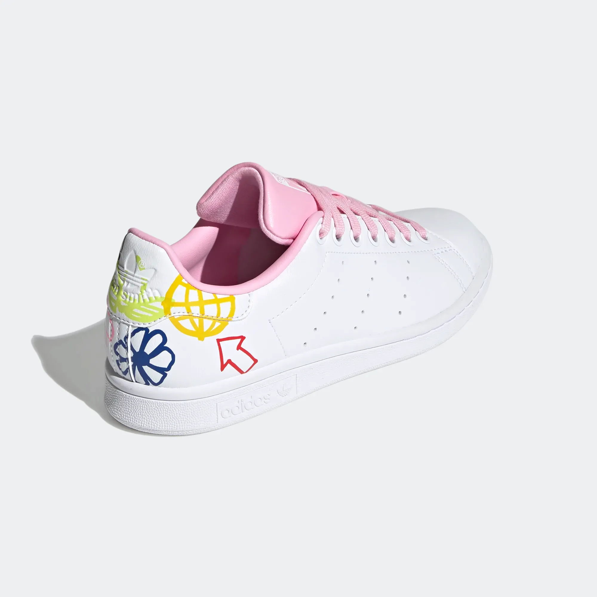 Adidas Women's Stan Smith Shoes - Cloud White / True Pink