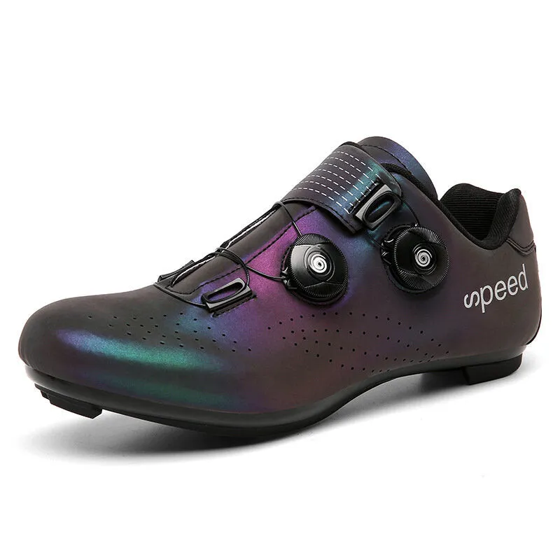 Athletic Bicycle Shoes Self-locking Road Bike Shoes Breathable Soft Women Men Cycling Sneakers