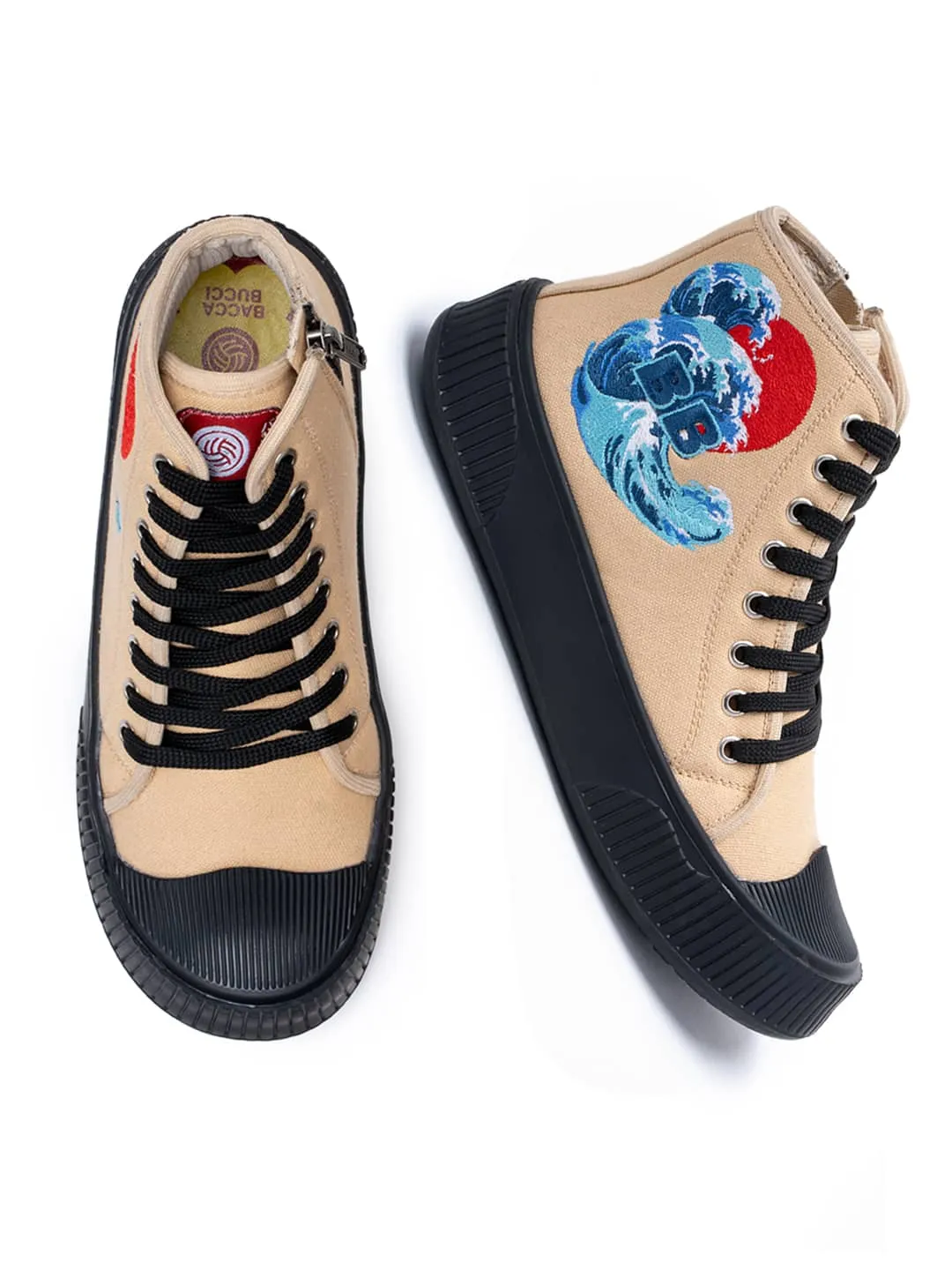 Bacca Bucci Women's High-Top Sneakers - "Kawaii Kicks" Collection