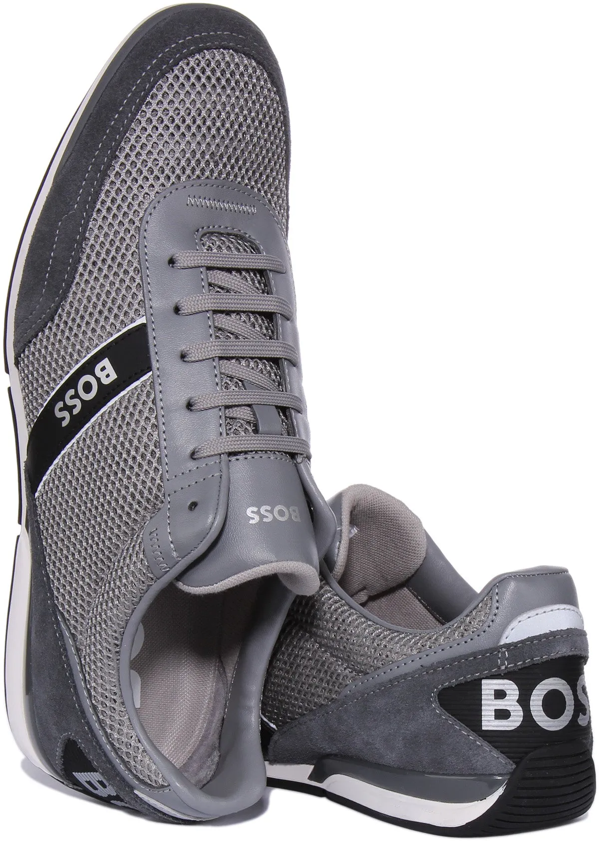 Boss Saturn Lowp In Grey For Men