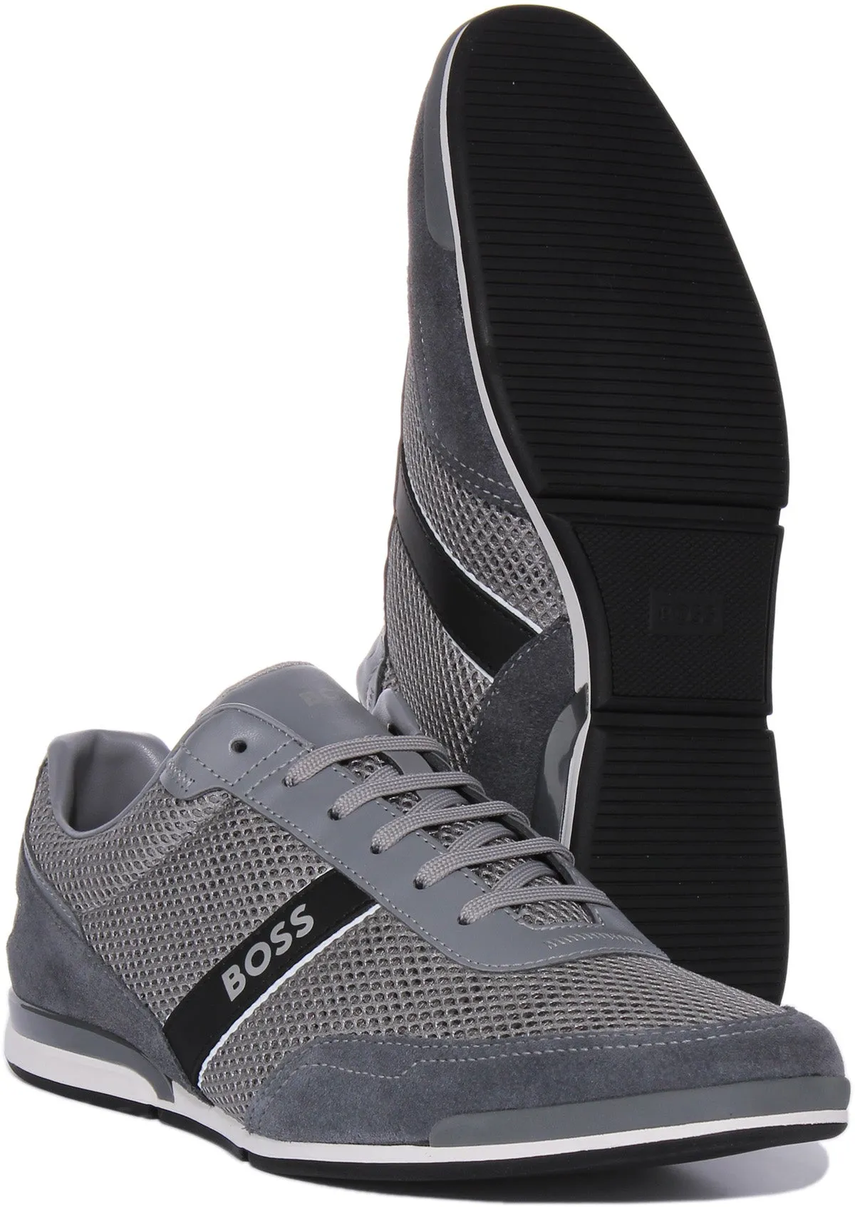 Boss Saturn Lowp In Grey For Men