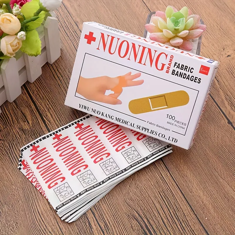 Breathable Adhesive Bandage Plasters 50100pcs Disposable Medical Supplies