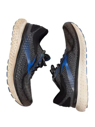 Brooks Glycerin 18 Grey Blue Comfort Running Shoes Men's (Size: 9.5) 1103291D064