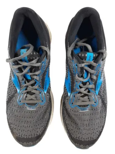 Brooks Glycerin 18 Grey Blue Comfort Running Shoes Men's (Size: 9.5) 1103291D064