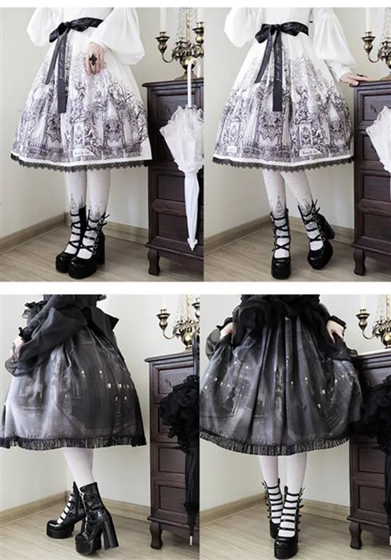 (Buyforme) Pure Tea For Dream~Cross Buckle Punk Lolita Shoes