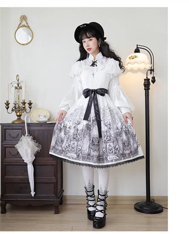 (Buyforme) Pure Tea For Dream~Cross Buckle Punk Lolita Shoes