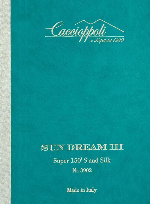 Caccioppoli Sun Dream Risca Blue Wool Silk Pants