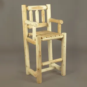 Cedar Looks Log Bistro Chair