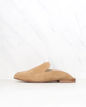 Chinese Laundry x Kristin Cavallari - Capri Camel Kid Suede Loafer Slides