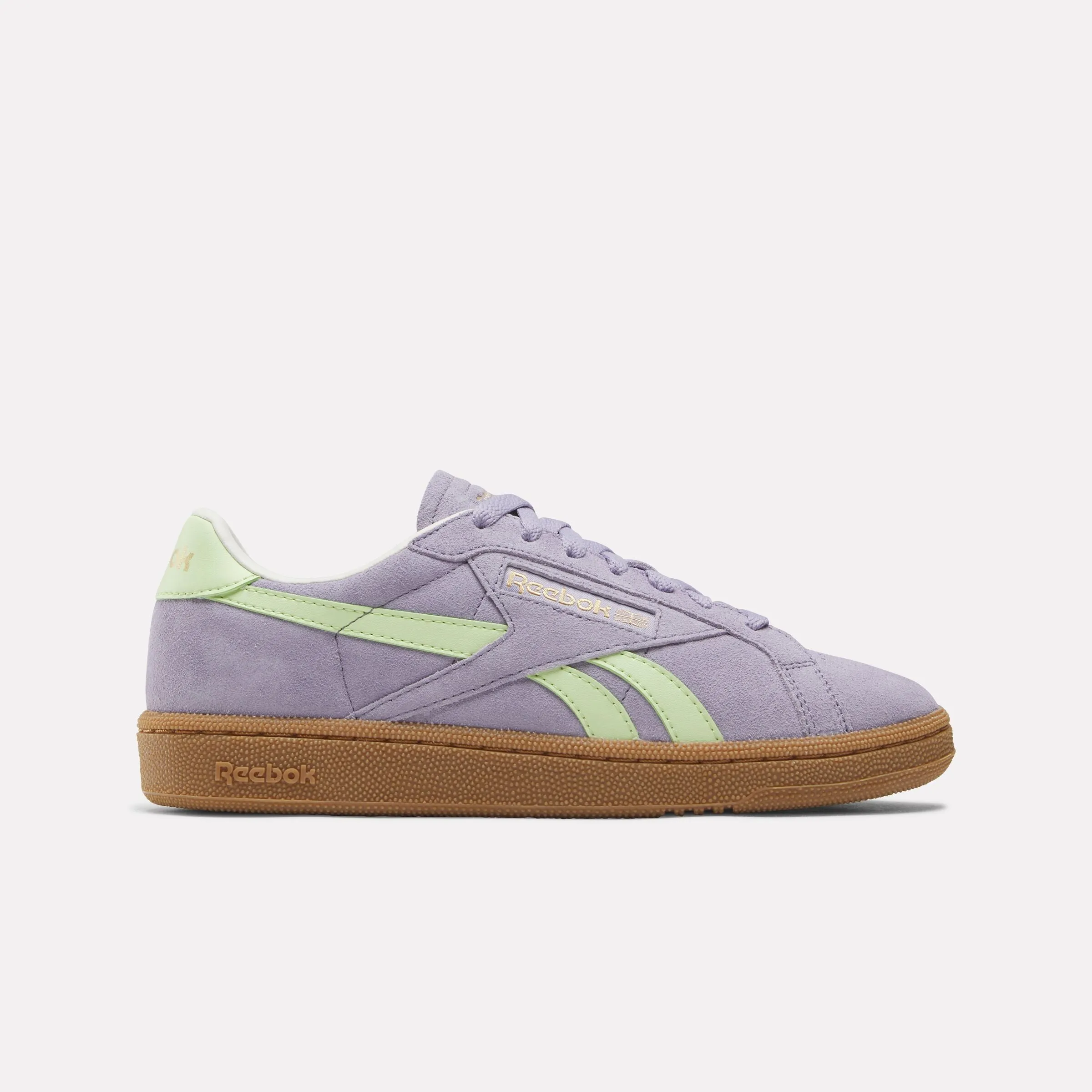 Club C Grounds Uk Shoes Duskpurple/Astrolime/Gum