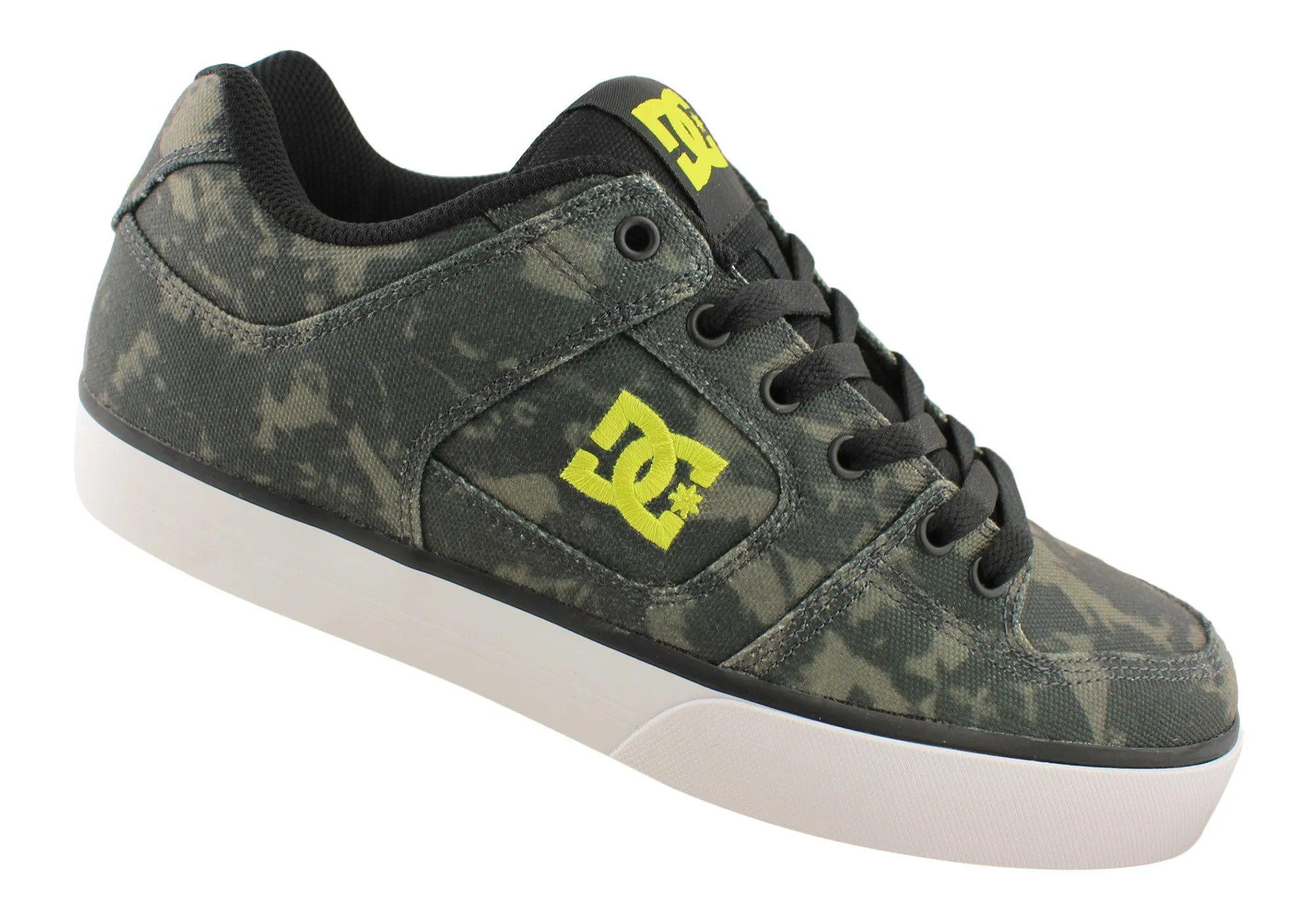 DC Shoes Pure Sp Mens High Performance Casual Lace Up Skate Shoes