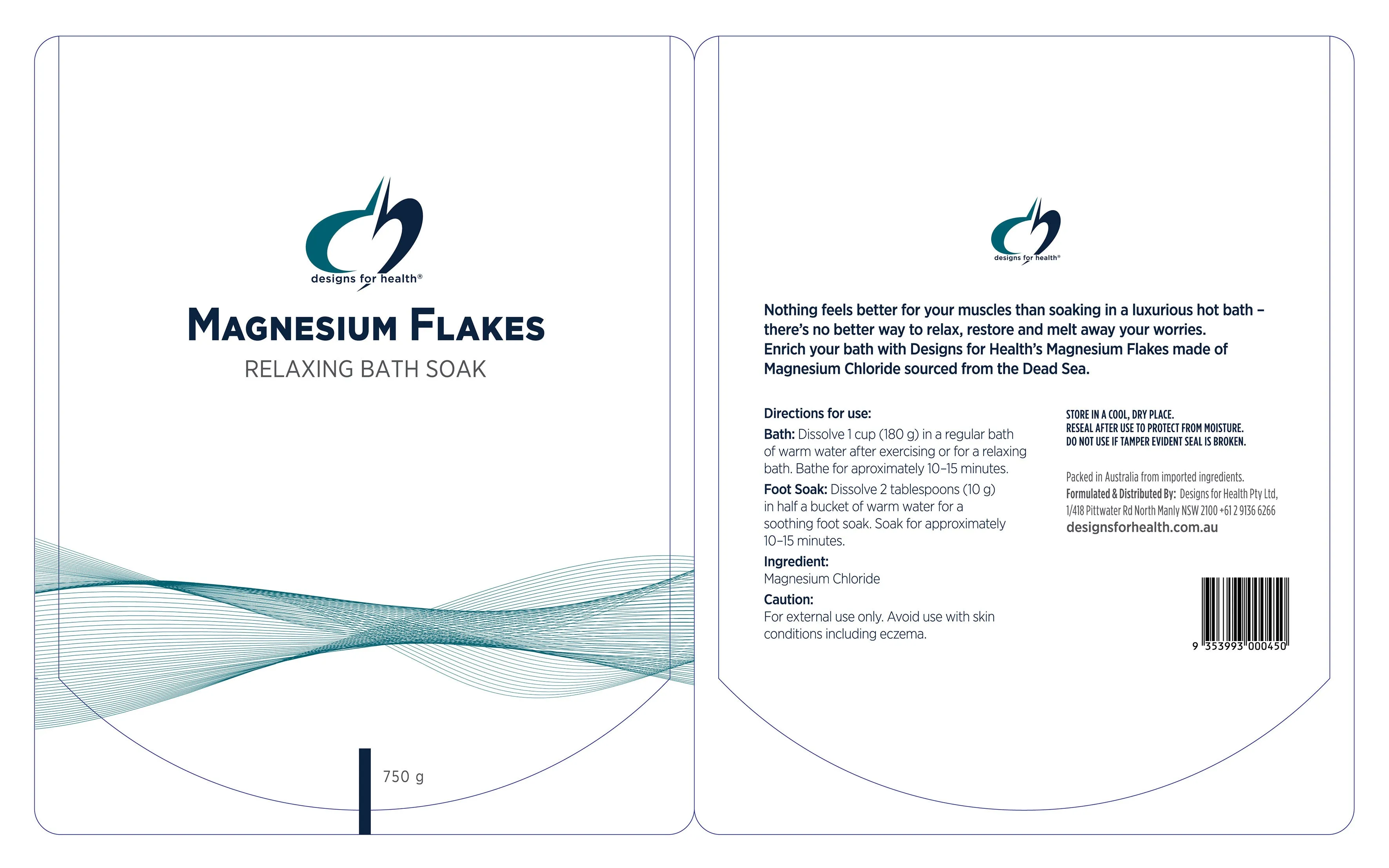 Designs for Health Australia Magnesium Flakes