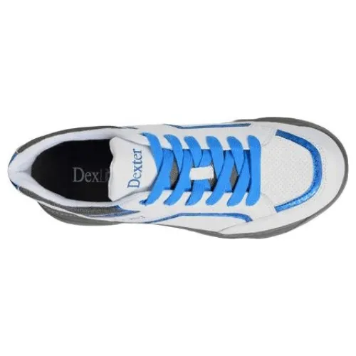 Dexter Mens Bud Bowling Shoes White/Blue