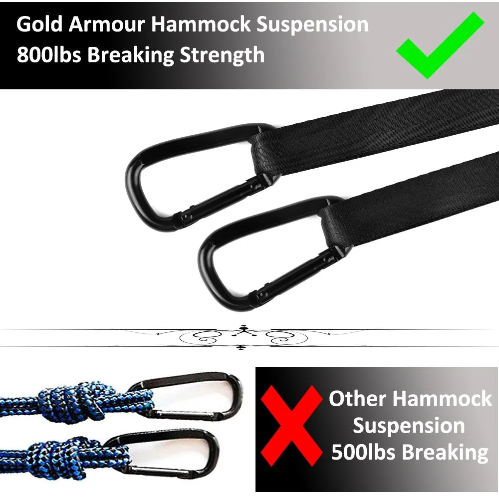 Double Hammock with Bug Net-Gold Armour