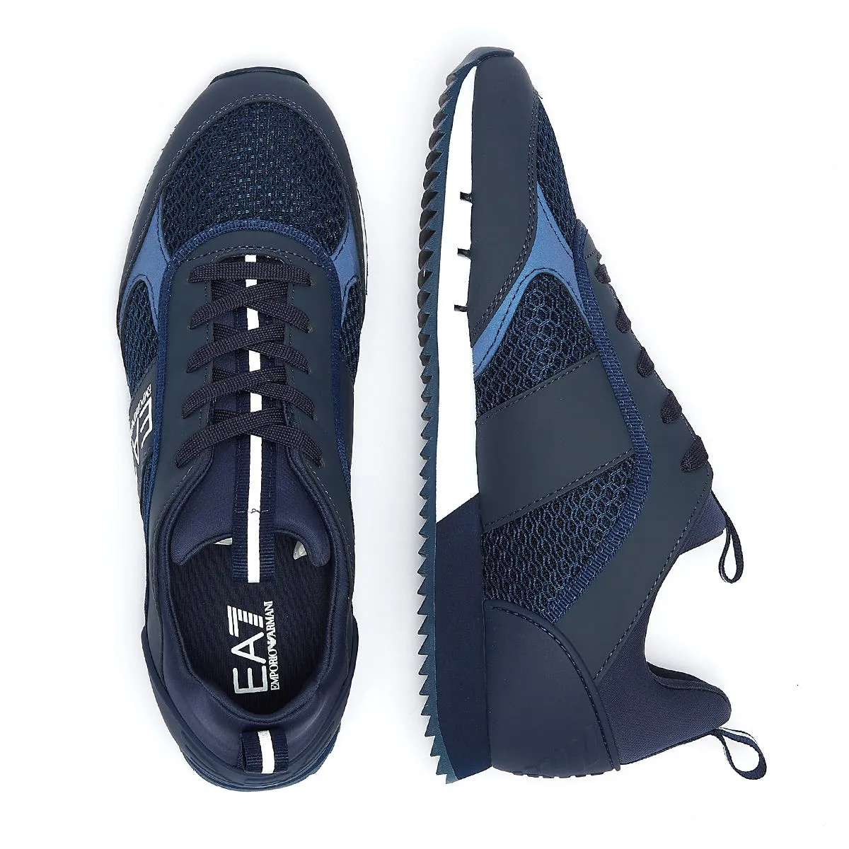 EA7 XK050 Mens Navy / White Trainers