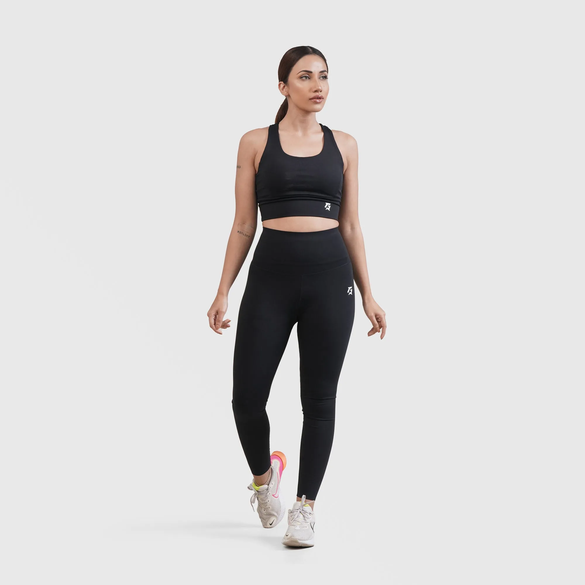 Empowered Sports Bra (Black)