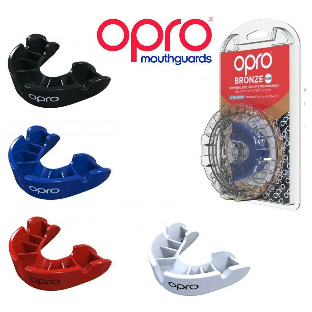 F3432      ~ OPRO BRONZE MOUTHGUARD ADULT