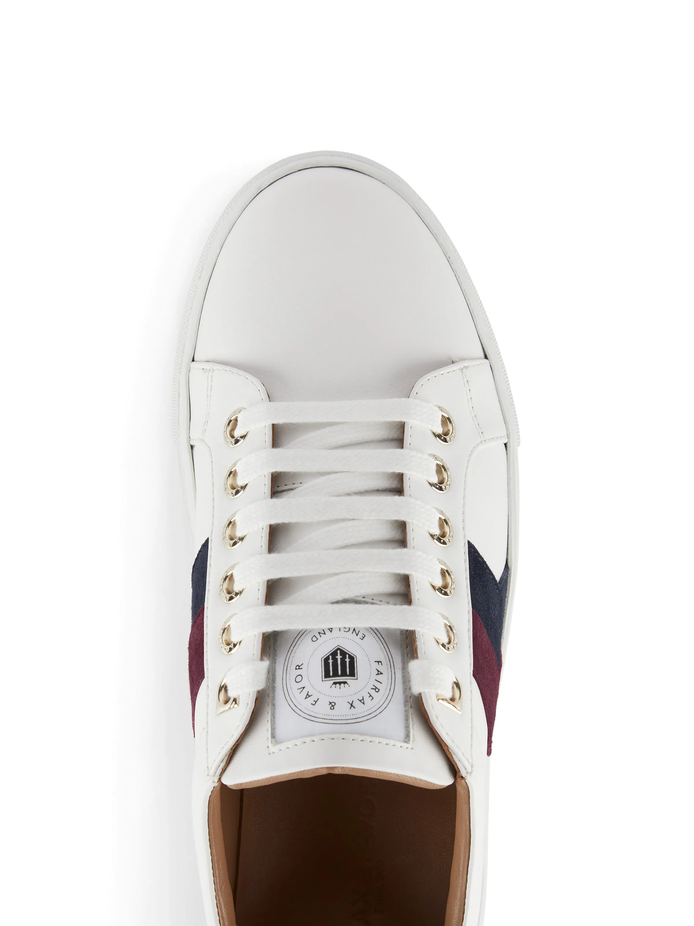 Fairfax & Favor Alexandra Leather Trainer