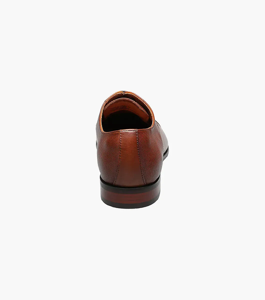 Florsheim "Postino" Cap Toe Oxford Dress Shoe - Cognac