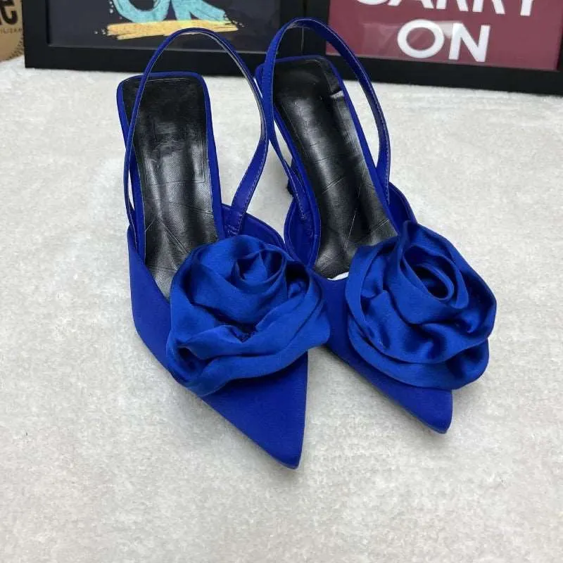 Flower Elegant Pointed Toe slingback Shoes