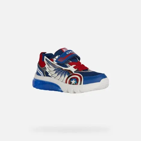 Geox Boys J CIberdron B Trainer Blue/Red