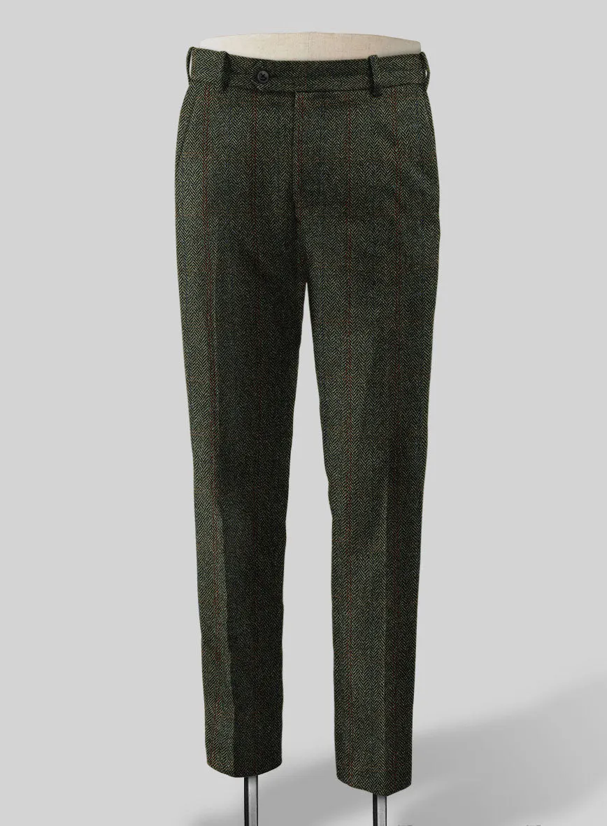 Harris Tweed Country Green Pants