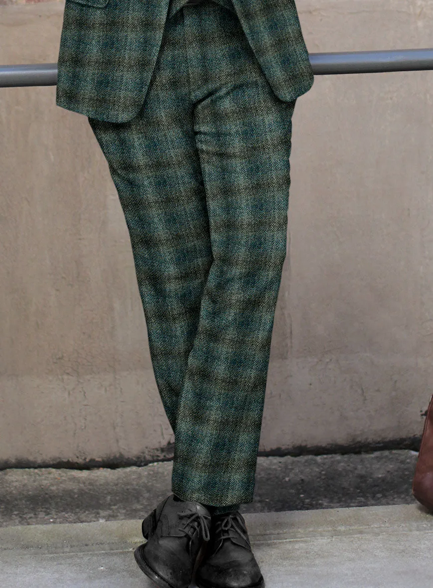 Harris Tweed Scot Green Pants