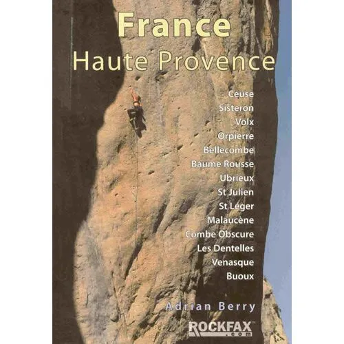 Haute Provence Sport Climbing Guidebook