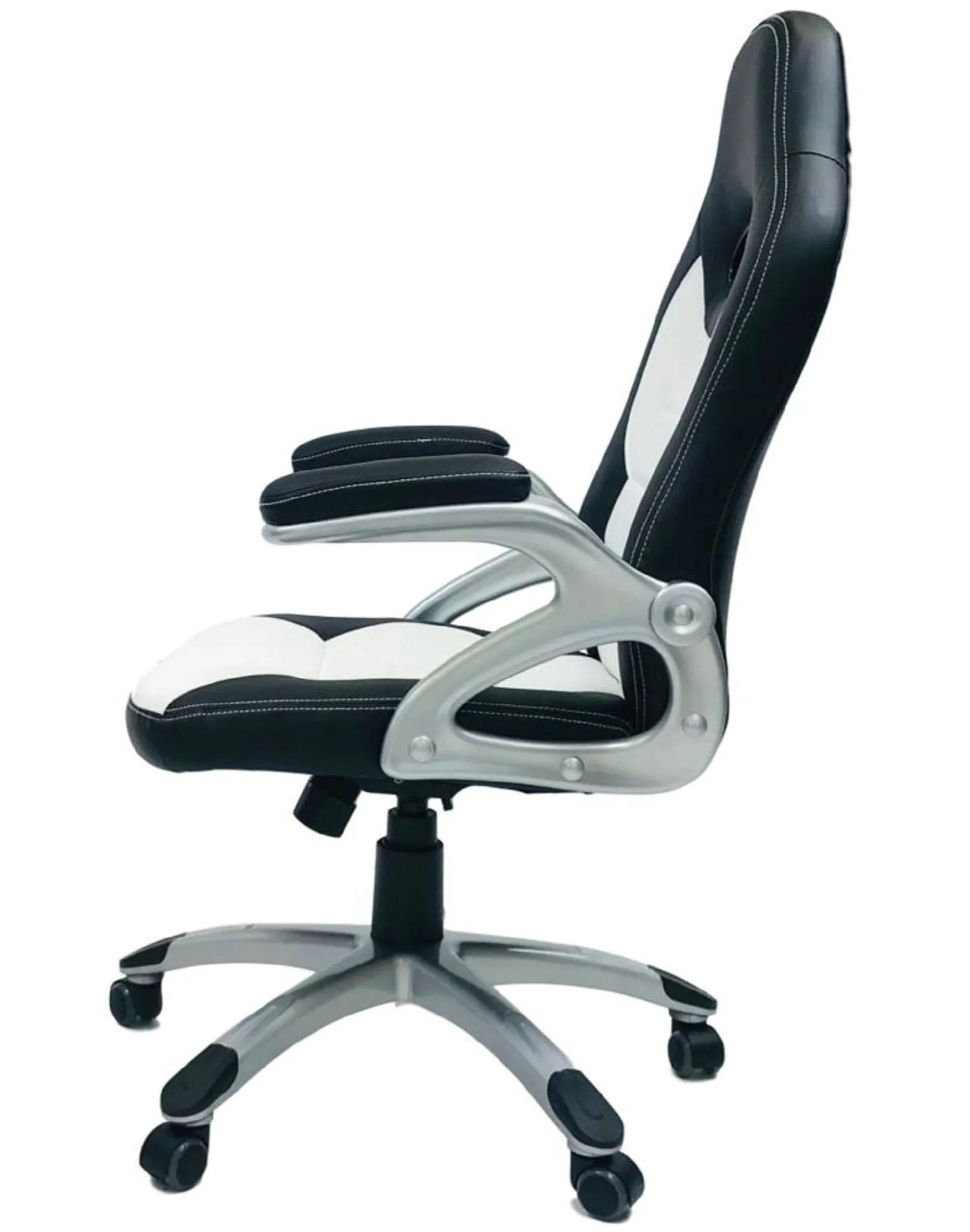 HAWK SERIES/ 2741 GAMING CHAIR (WHITE & BLACK)