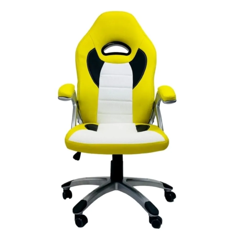 HAWK SERIES/ 2741 GAMING CHAIR (YELLOW-WHITE-BLACK)