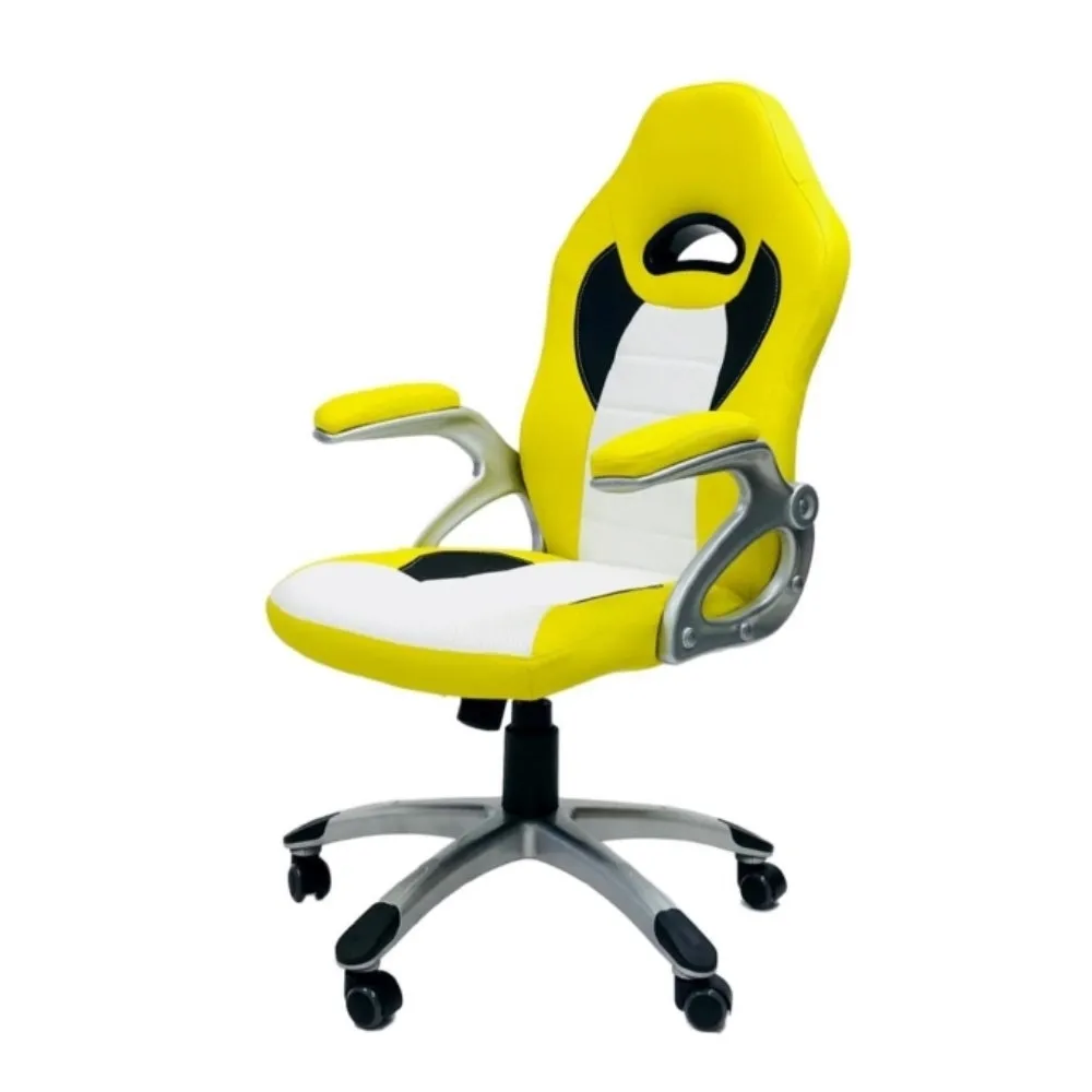 HAWK SERIES/ 2741 GAMING CHAIR (YELLOW-WHITE-BLACK)