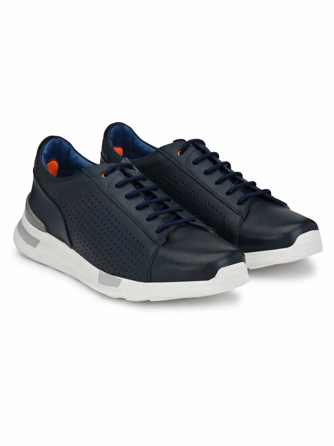 Hitz Men's Blue Running Shoes with Laces