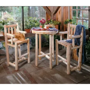 Lakeland Mills "Cedar Looks" 3-Piece Bistro Set