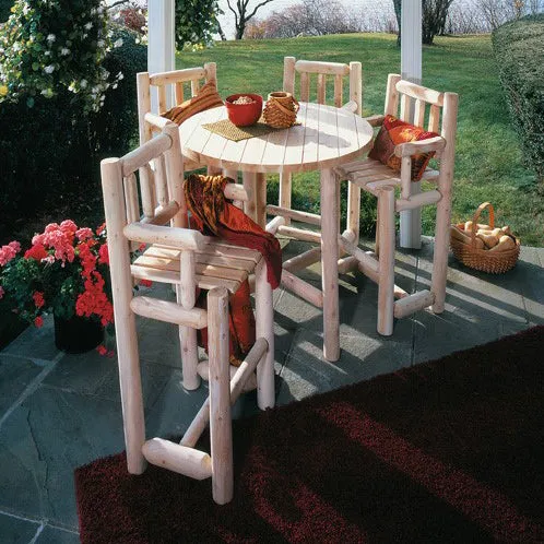 Lakeland Mills "Cedar Looks" 5-Piece Bistro Set