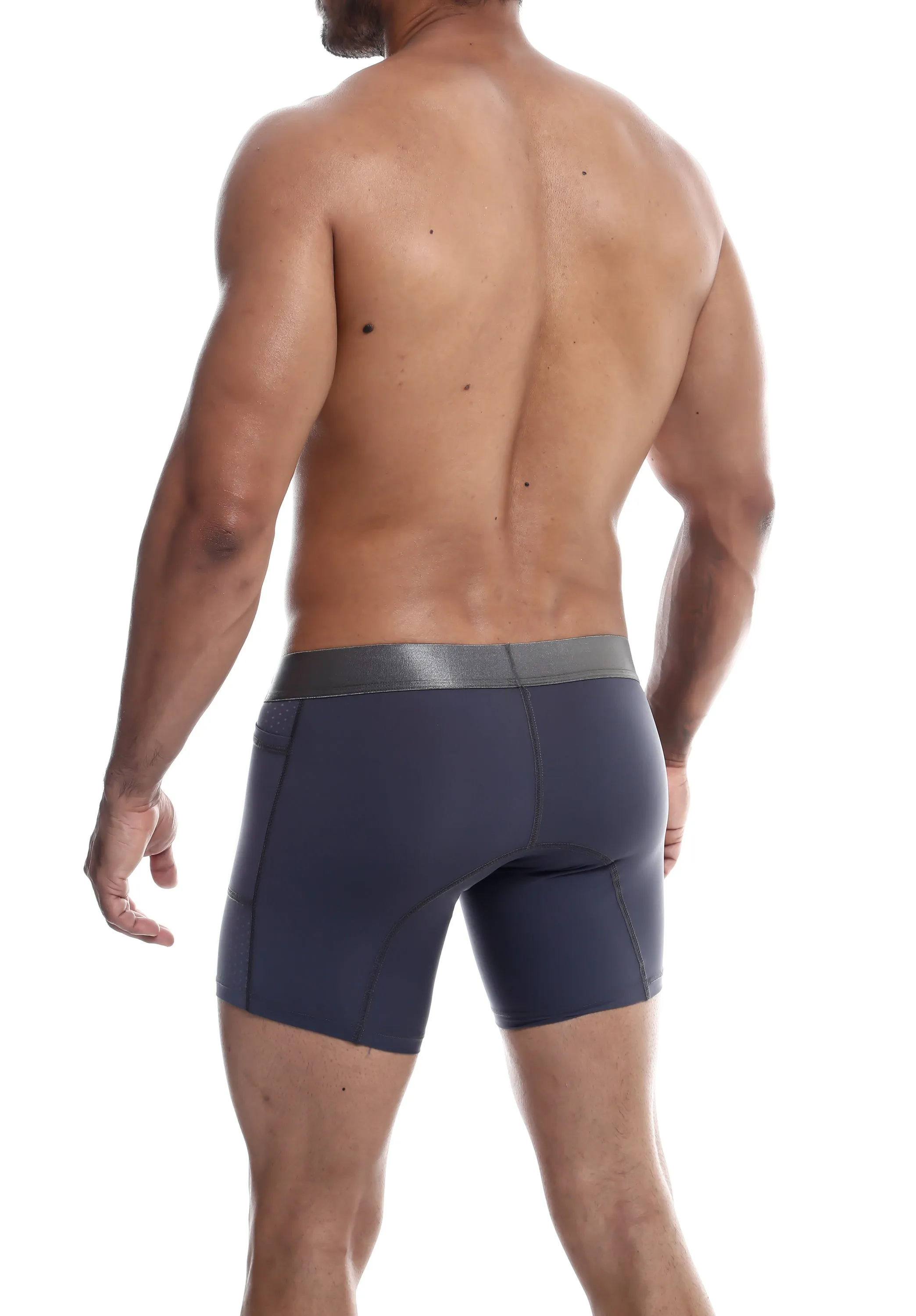 MALEBASICS TITANIUM POCKET BOXER BRIEF