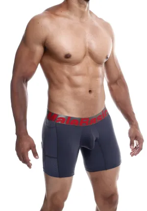 MALEBASICS TITANIUM POCKET BOXER BRIEF