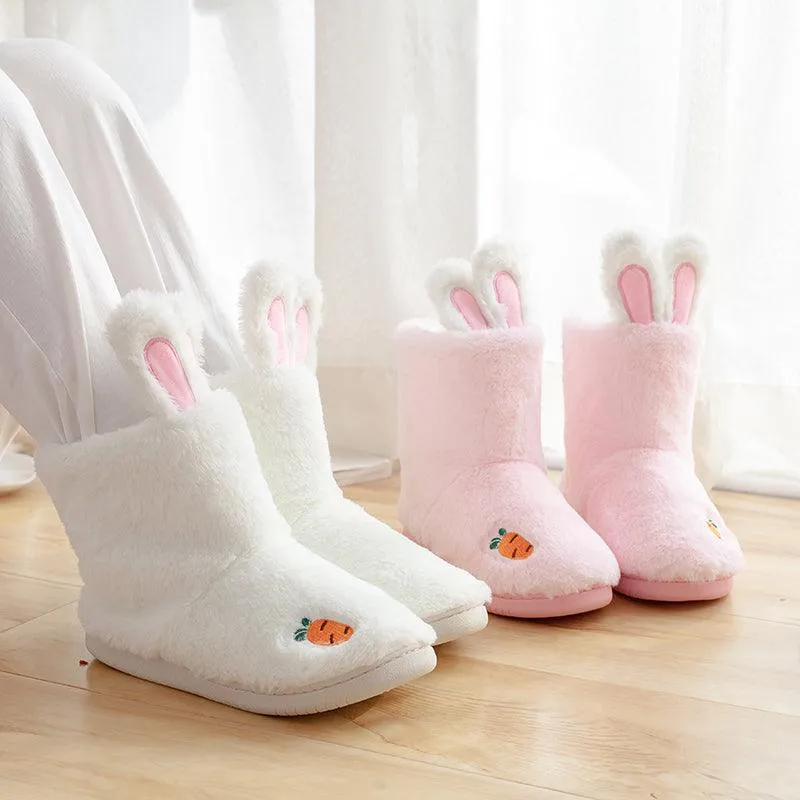 Maternity Shoes Non-slip Soft Bottom Plush Slippers