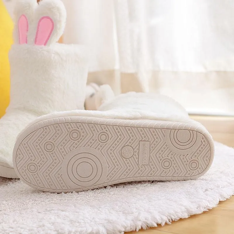 Maternity Shoes Non-slip Soft Bottom Plush Slippers