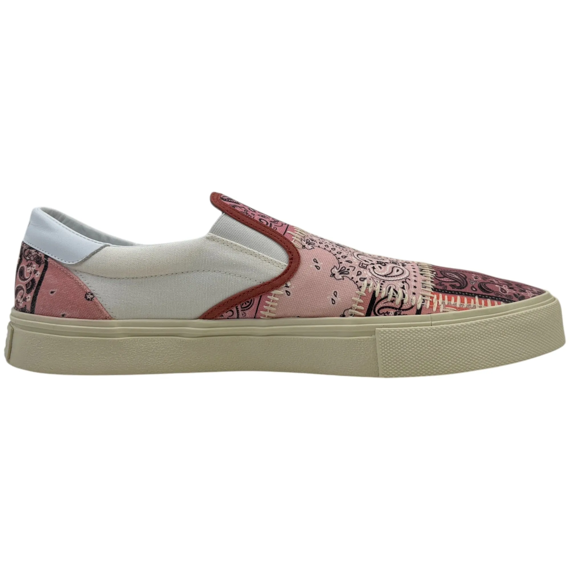 Men's Bandana Slip On Low Trainers Pink Size EU 45 / UK 11