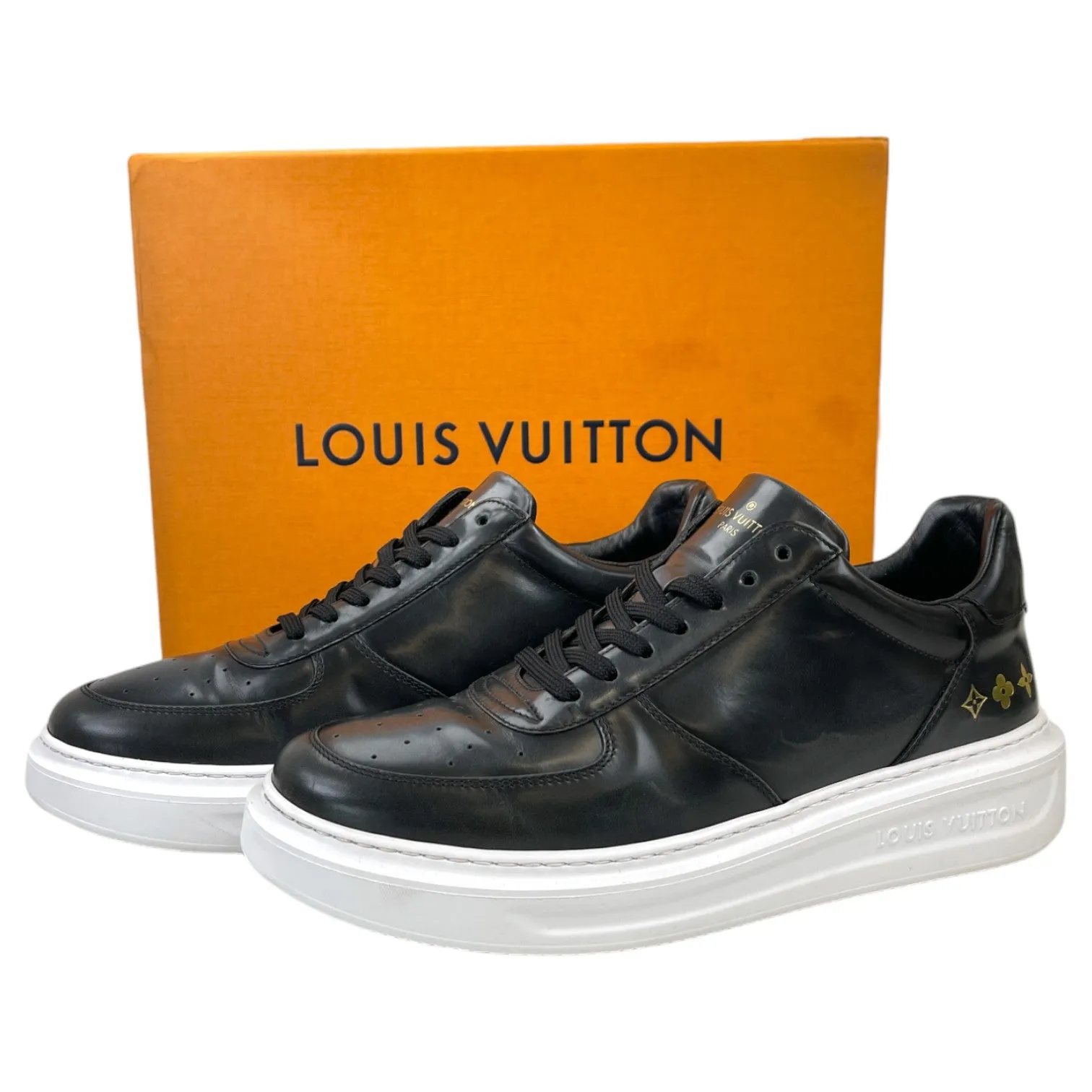 Men's Beverly Hills Low Trainers Black Size EU 40 / UK 6