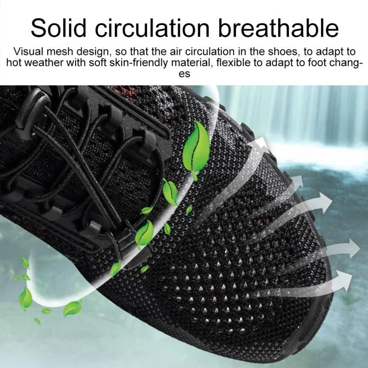 Men's Lightweight Amphibious Hiking Shoes with Thick Soles for River Tracing