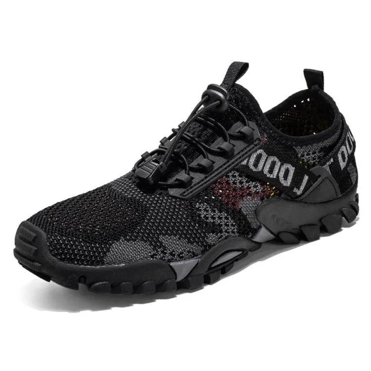 Men's Lightweight Amphibious Hiking Shoes with Thick Soles for River Tracing