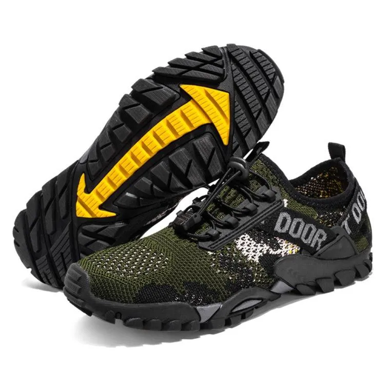 Men's Lightweight Amphibious Hiking Shoes with Thick Soles for River Tracing