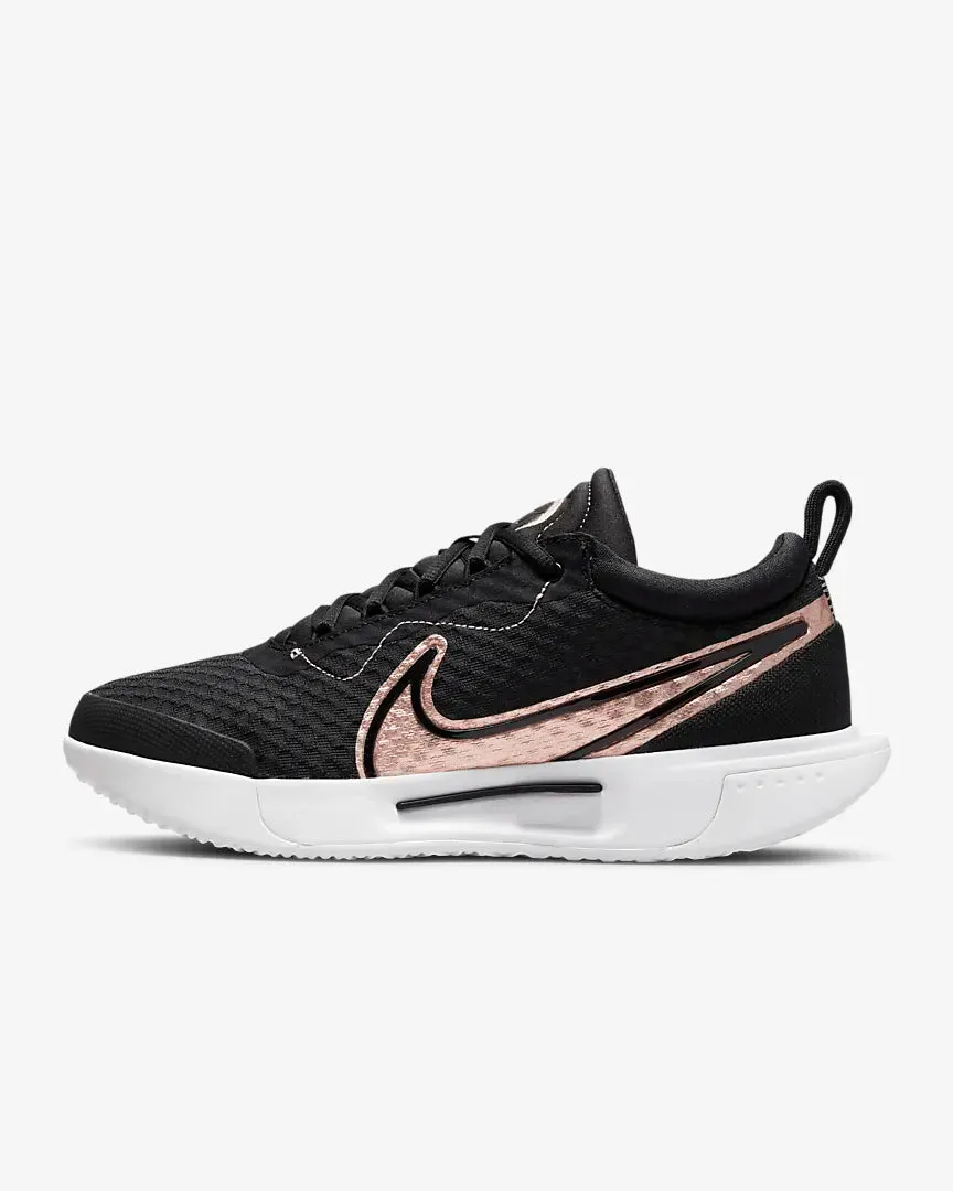 Nike Court Zoom Pro (Women's) - Black/White/Metallic Red Bronze (Available Size: 9.5)